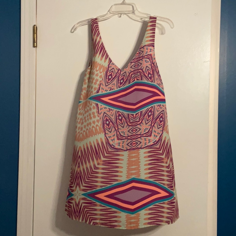 Printed swing dress